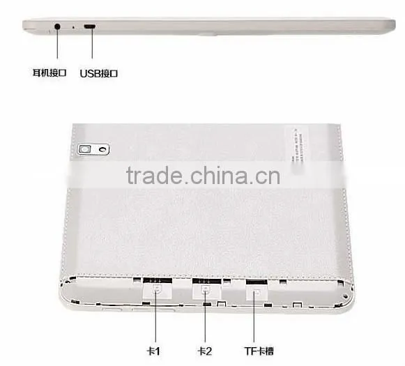 60$ 10.1inch 1+8GB Dual Core 2G+3G Call Android 4.2 IPS screen Tablet PC