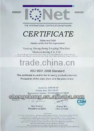 China manufacturer machinery bending machine shearing machine rolling machine iron worker press machine rolling forming