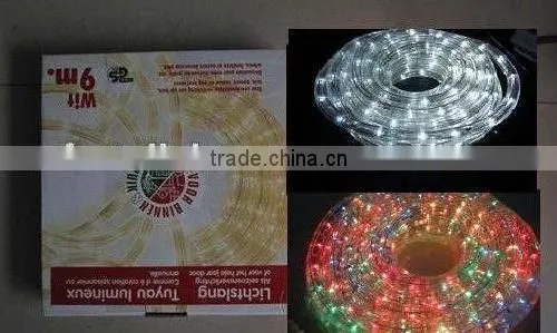 Wholesale 100M per Roll, Rope Light for Xmas wedding adornment 110/220V Custom Cut+plug
