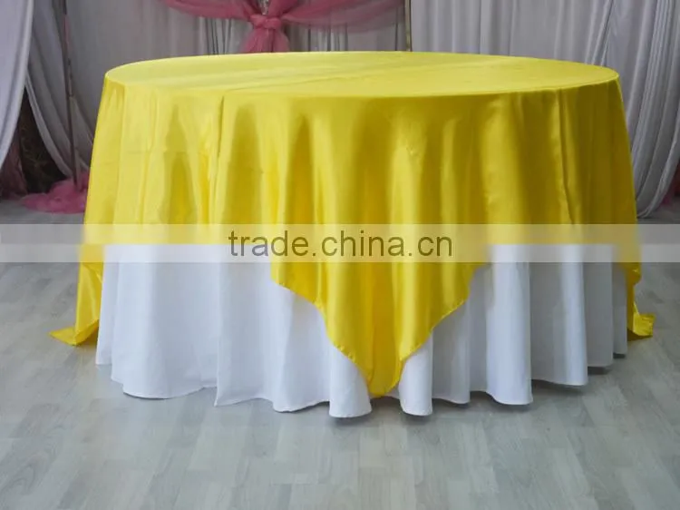 Various color plain polyester cheap satin fabric
