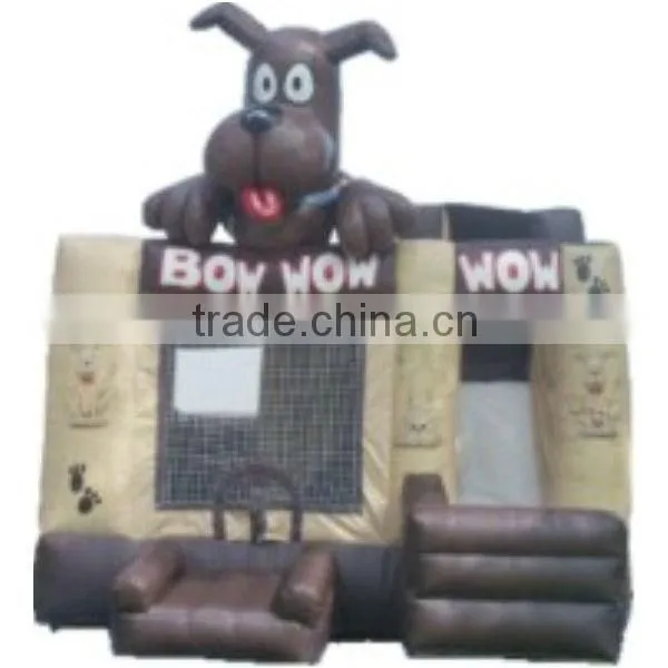 dog inflatable bouncer and slide