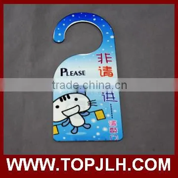 Promotional advertising MDF door tag cheap door hangers