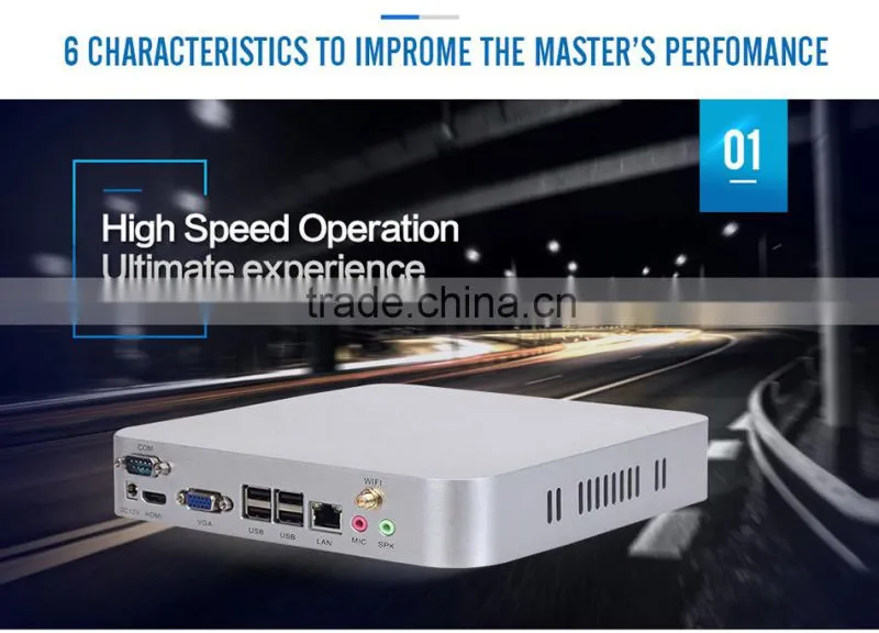 Wholesale L19X E350 8G RAM 1TB HDD Mini PC Computer Personal Computer Barebone Mini PC With abs plastic case