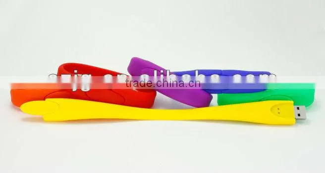 Wristband USB Flash Drive with Free Logo