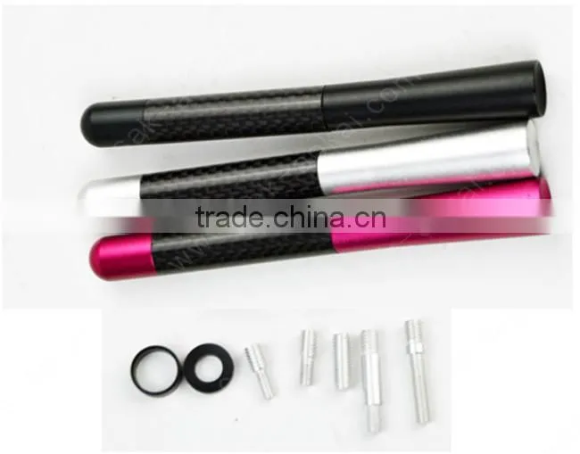 Universal car alumium alloy & carbon fiber car aerial radio antenna