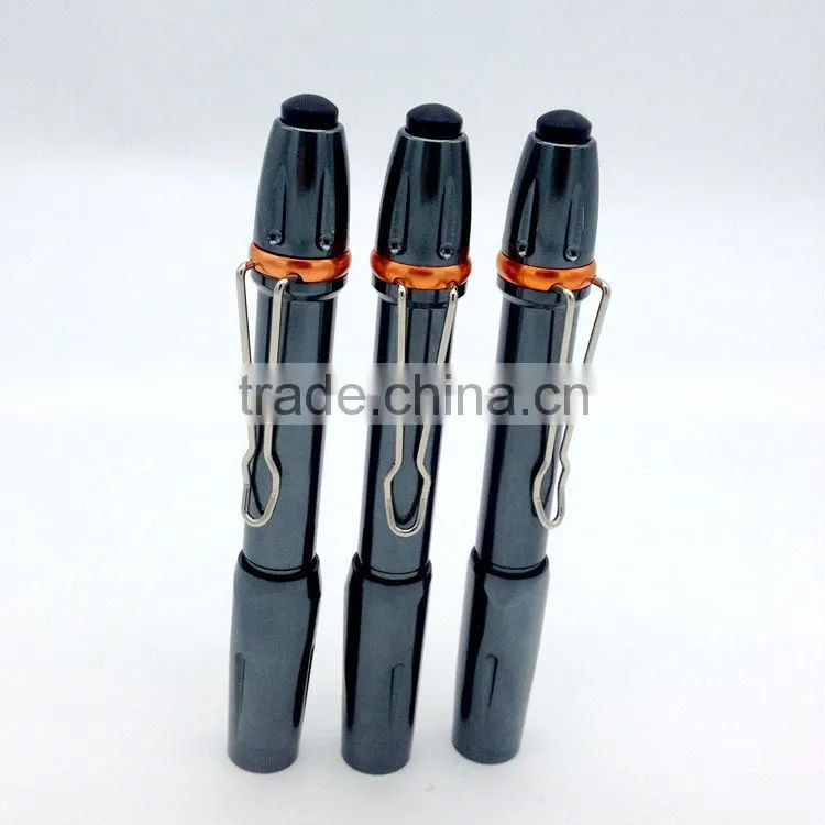 3w led pen flashlight powered by 2AA batteries