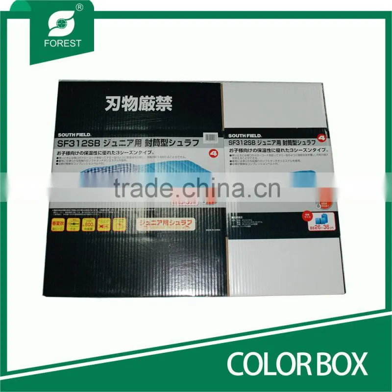 LITHO PRINT CORRUGATED COLOR BOXES FOR SHPPING WHOLESALE