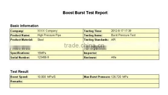 300Mpa Burst Pressure Test Bench-SHINEEAST