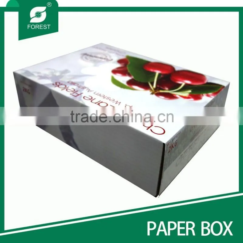 CUSTOMIZED A FLUTE CORRUGATED FRUIT PACKAGING BOXES