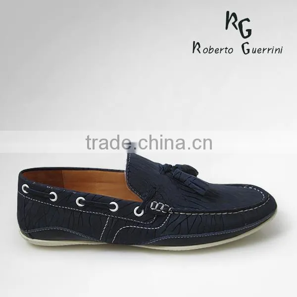 china factory genuine leather men casual shoes