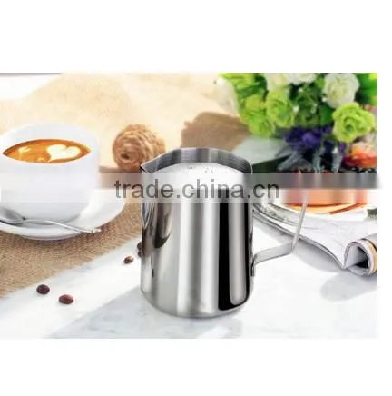 350/600/1000 ML High Quality coffee cup Stainless Steel Milk Pitcher