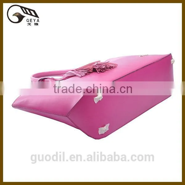 ladies fashion genuine leather handbags wholesale made in china 2014