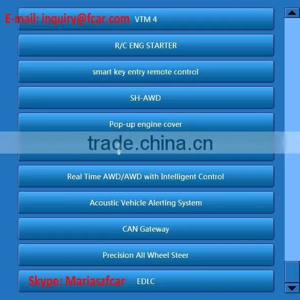 Original F3S-W Mercedes Peugeot Car Diagnostic Scanner Tools Universal for All Makes