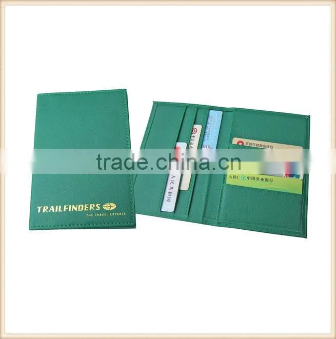 Newly genuine leather passport holder made in China