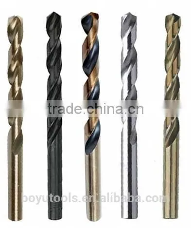 Bright finished fully grounded 4341hss drill bit