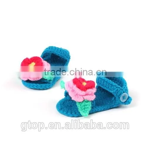 Wholesale Baby Handmade Crochet Shoes Supplier for 1-10 months old S-0030