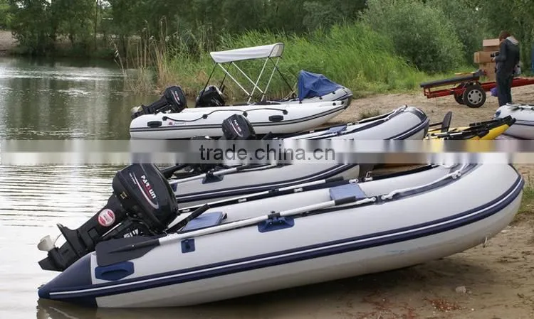 new design top-sale high speed rigid inflatable boat with outboard motor