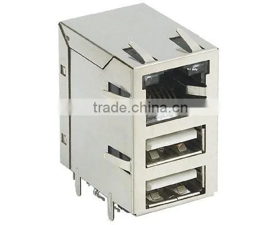 2 USB RJ45 Connector