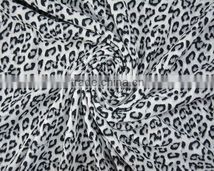 Jiufan Textile Soft Touch 100% Polyester Printed Fabric Georgette 120GSM