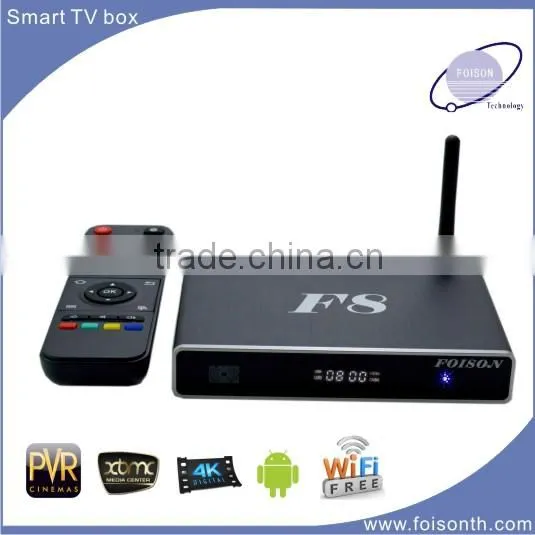 Hottest FT-F8 Full HD Media Player 4K Quad Core CPU and Octa Core GPU Android iptv Box.