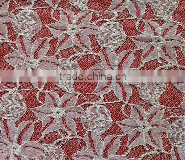 Bright flower nylon lace fabric 990