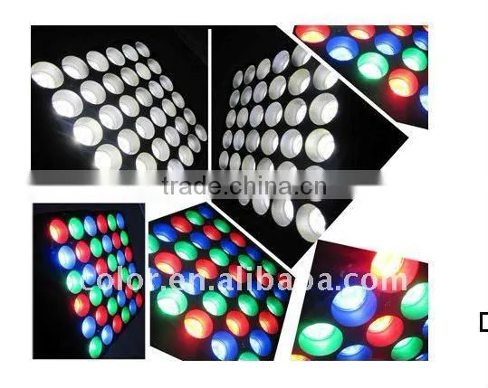 72*3W RGBWA LED dmx moving head light