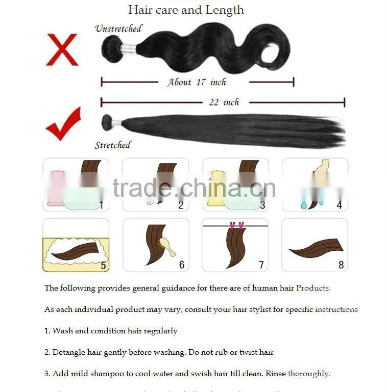100% Human Hair Remy Malaysian Hair top 5a human virgin remy hair extension