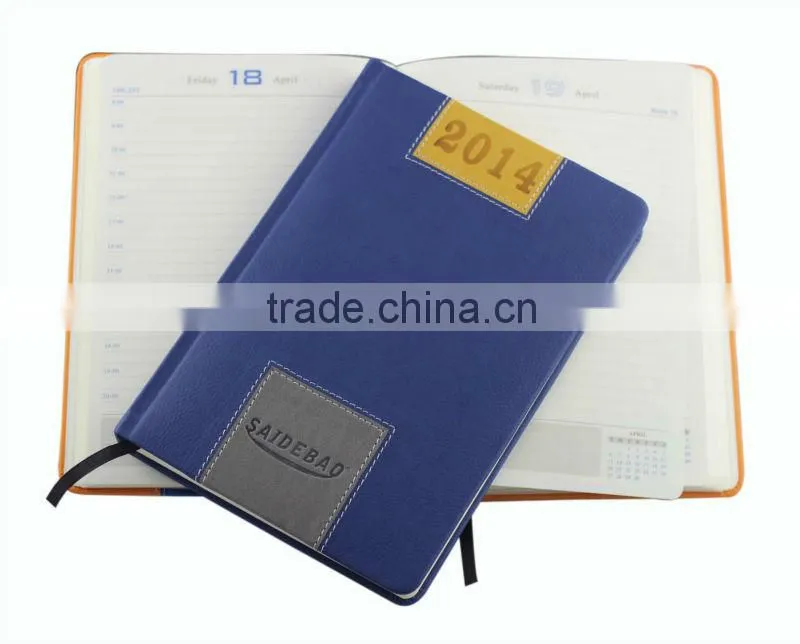 high quality Italy pu leather diary notebook latest Italy change color pu leather diary notebook