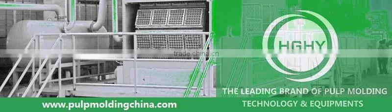 disposable paper dish pulp molding machine by HGHY