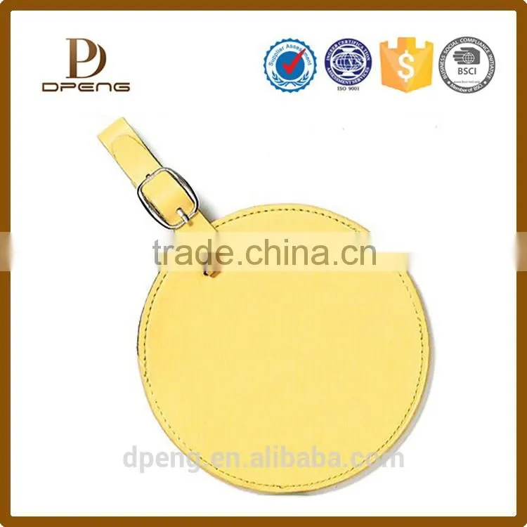 made in China oem Aeroplane Luggage tag leather Luggage tag