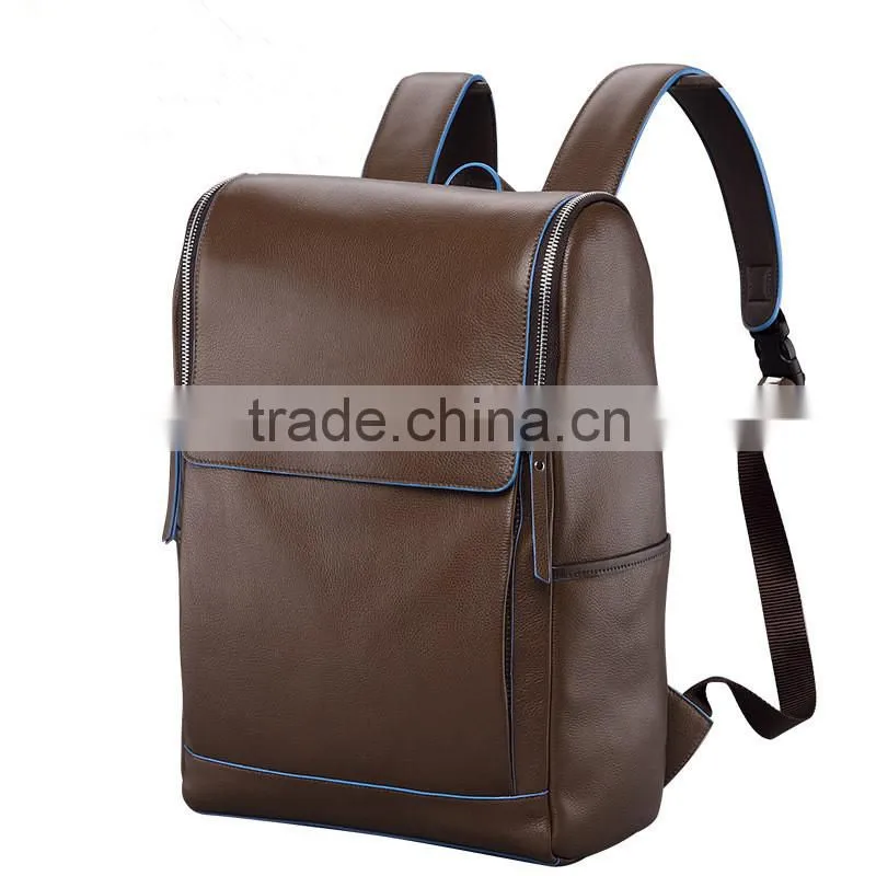 Alibaba express China backpack fashion Leather Backpack superior men's backpack