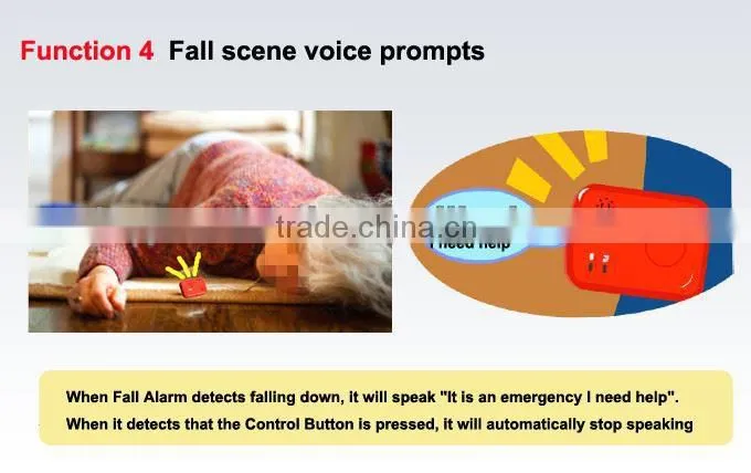 Beyond 2013 Newest Home&Yard Senior Care Alarm with GSM SMS GPS Safety Features
