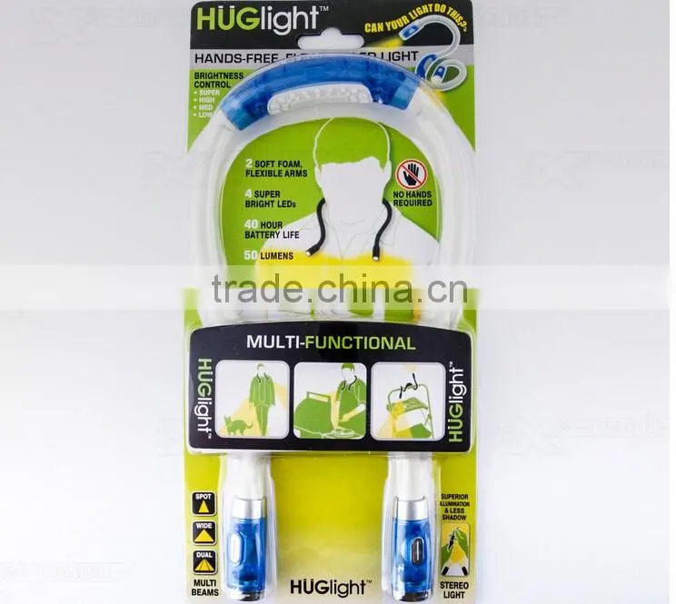 Flexible Hands Free Book Light Led Neck Hug Light