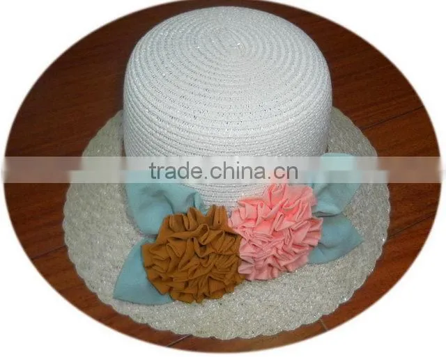 Top level excellent quality fashion woman beach straw hat