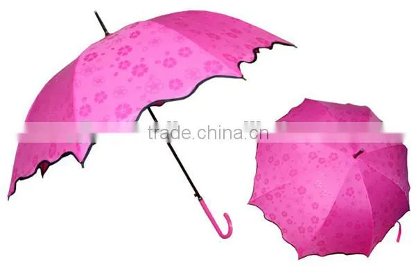23" Flower Emerge Magic Straight Umbrella for Ladies