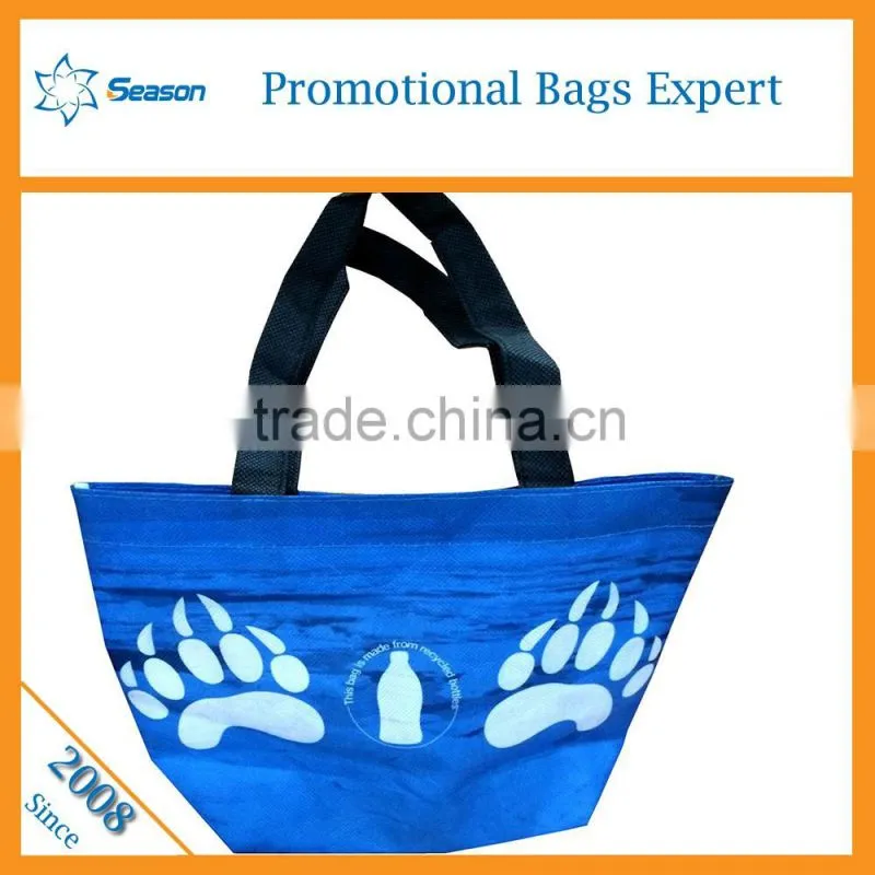 Costom made nonwoven zipper bag package bag for shopping