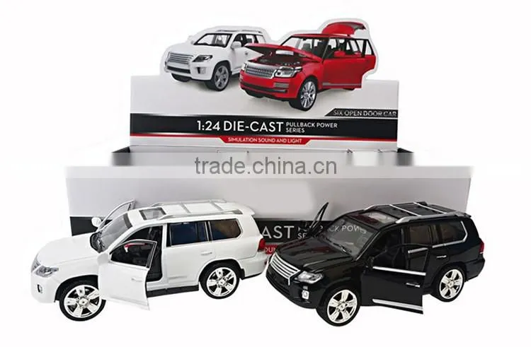 Top grade metal toy car 1/24 diecast model cars