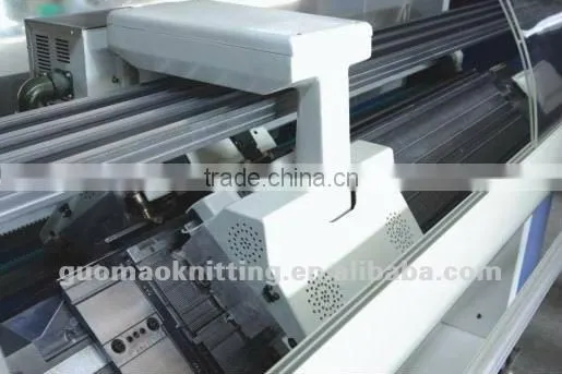 three system auto flat knitting machine with comb(GUOSHENG)