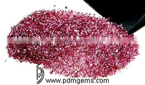 Pink Tourmaline Round Cut Faceted Lot For Jewellery From Wholesaler