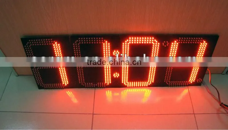 popular/good price PH16 led digital clock display/led digital clock red display