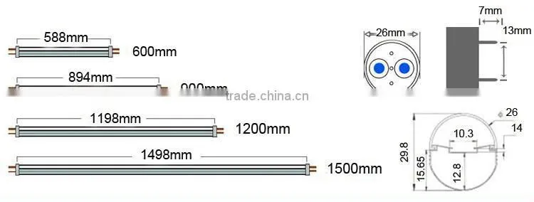 24w 4ft 1200mm LED xxx Tube 8
