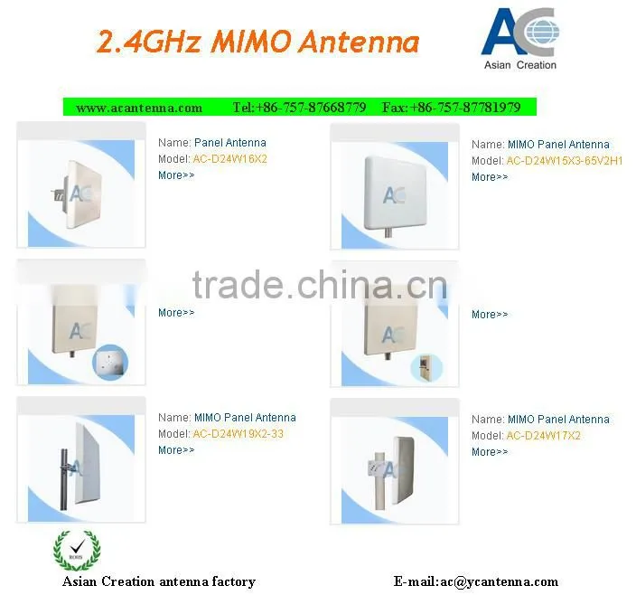 2.4GHz MIMO Router Enclosure Wifi amplifiers antennas