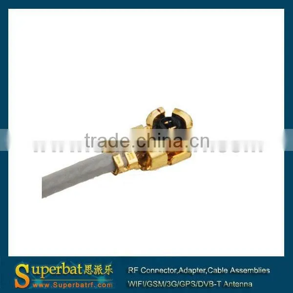 IPX / u.fl to SMA female pigtail, 50 Ohm ,Cable 1.13mm RF custom cable assemblies