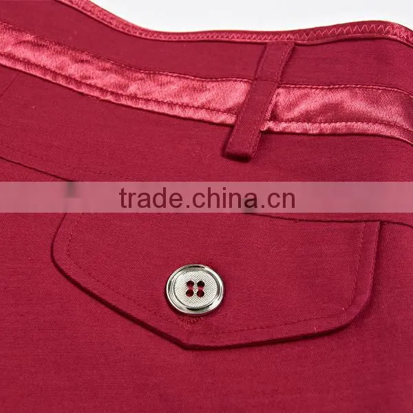 women's fashionable waist head ribbon pants