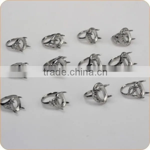 Gold Plating Mens Titanium Ring Without Stone