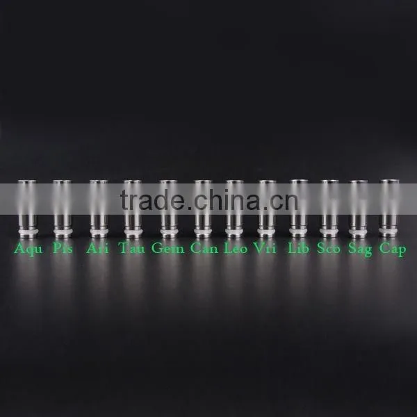 SS wide bore zodiac drip tip with factory price