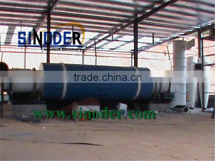 Provide gypsum rotary dryer for drying gypsum, coal, wood chips,sawdust, pellets, powder -- Sinoder Brand