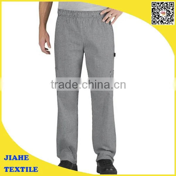 factory price poly cotton blend chef pants
