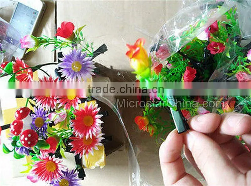 2015 Hot Holiday Gifts Bean Sprout Hairpins Bean Sprouts Flower Fruits Plants Grass Antenna Hairpins