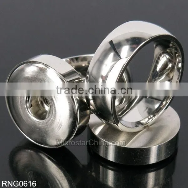 Cheap Wholesale Custom Made 304 Stainless Steel Finger Ring With Diamond